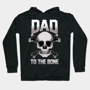 Funny Dad To The Bone Pun Father's Dad Jokes Hoodie